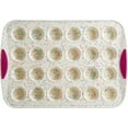 thumbnail image 3 of Trudeau 24 Count Mini Muffin Pan Silicone Bakeware, Confetti White (05118554), 3 of 3