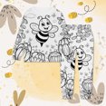 thumbnail image 2 of Kid DIY Hand Painted Homewear Set Colouring Pajama Sets For Boy And Girl Can Play With And Wear, 2 of 3