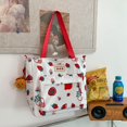 thumbnail image 1 of Kawaii Backpack With Cute Accessories Cute Print Aesthetic Big Capacity Casual Travel Backpack (Black A Set),School Bag*1 Clearance, 1 of 4