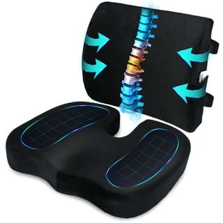 Vive Lumbar Roll - Cervical Cushion Support Pillow - Lower Back Pain Relief  in Car, Office Chair, Computer - Firm Ergonomic Mesh Portable Travel