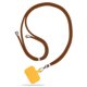 thumbnail image 1 of Cuerda universal para el cuello del teléfono móvil Hebilla a presión de metal ajustable Cordón con soporte antipérdida con tarjeta adhesiva Viajes al aire libre Senderismo Raya Naranja Amarillo AweSitey EL005430-11, 1 of 2