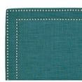 thumbnail image 3 of Picket House Furnishings Emery Upholstered Queen Platform Bed, Teal, 3 of 7