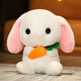 thumbnail image 1 of 22~65cm Sweet Long Ears Rabbit Plush Toy Stuffed Sitting Strawberry Rabbit Doll Adorable Bunny Plushie Girlfriend Girl Gift, 1 of 6