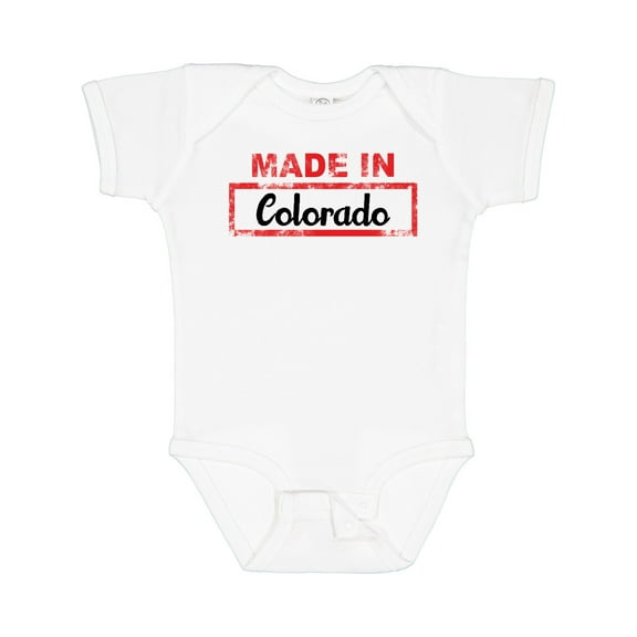 Inktastic Made in Colorado Stamp Boys or Girls Baby Bodysuit