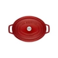 thumbnail image 4 of Staub Cast Iron 7-qt Oval Cocotte - Cherry, 4 of 6