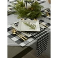 thumbnail image 6 of Black/White Reversible Gingham/Buffalo Check Placemat Set, 6 of 10
