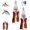 2pcs, variant on 16-in-1 Wire Stripping Pliers, Heavy-Duty Foldable Electrician Tool with Crimper and Cutter, Strong Hand Multi-Tool for Home DIY