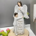 thumbnail image 4 of Xihbxyly Adorno de Resina de Madre E Hijo, Tallado a Mano En Blanco, Elegante Decoración para El Hogar y La Oficina, Ideal Como Regalo para El Día de La Madre o Festivales, 20 X 10,5 X 5 Cm., 4 of 6