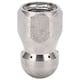 thumbnail image 4 of Boquilla para lavadora de alta presión de 5000PSI, boquilla de limpieza para dragado de tuberías, boquilla de chorro de acero inoxidable, cabeza esférica delantera, 1 trasera, 6 agujeros G1/4 pulgadas, 4 of 12