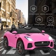 thumbnail image 2 of Coche Jaguar Montable para Niños Costway Juguete Eléctrico con Mando Rosa, 2 of 9