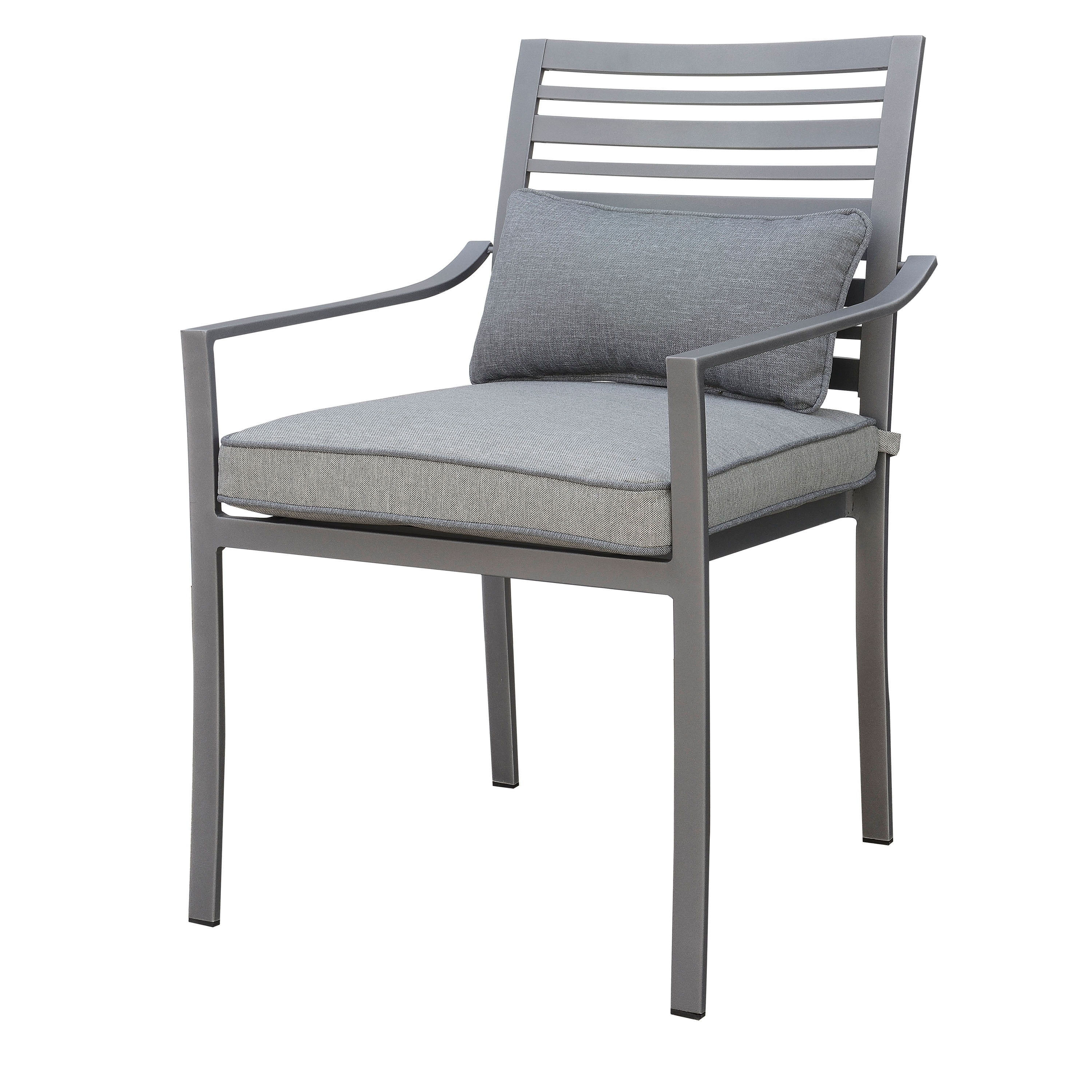 Furniture of America Benson Contemporary Grey Outdoor Dining Chair (Set