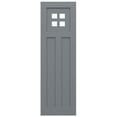 thumbnail image 5 of Ekena Millwork 18"W x 70"H True Fit PVC San Antonio Mission Style Fixed Mount Shutters, Ocean Swell (Per Pair - Hardware Not Included), 5 of 9