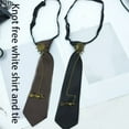 thumbnail image 3 of ZPAQI Japanese Necktie for Night Club Formal Event Daily Use Neck Tie for Student, 3 of 16
