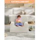 thumbnail image 5 of Yeshouse Sofá infantil 2 en 1 convertible de tela polar, suave y plegable, cómodo sofá cama para sala de juegos, guardería y regalo de cumpleaños, 5 of 6