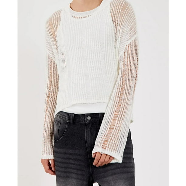 pstuiky camisetas de hombre, Suéter holgado e informal de punto calado de manga corta de malla para hombre. ropa de hombre s