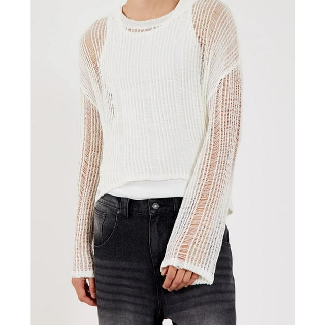 pstuiky camisetas para hombre, Suéter holgado e informal de punto calado de manga corta de malla para hombre. ropa de hombre l