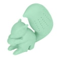 thumbnail image 3 of Squirrel Shape Tea Infuser, Elastic Squirrel Tea Strainer Dishwasher Washable Low Temperature Resistance  For Household Green, 3 of 8