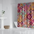 thumbnail image 3 of Nordic Boho Shower Curtain 72x84 Inches Quick-Drying Polyester Fiber for Bathtub with Plastic Rings Bathroom Decor, 3 of 5