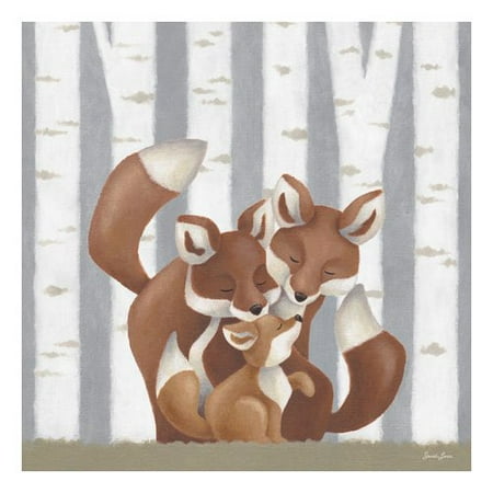 Oopsy Daisy Forest Families Foxes Canvas Art