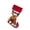 Red B, variant on Apeya Christmas Stocking with 3D Plush Fox Penguin Santa Reindeer Character Red Cuff for Fireplace Hanging Holiday Decor Family Gift Home Decoration
