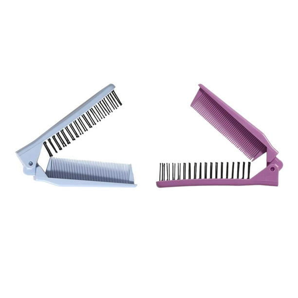Peine de pelo Yuyangstore Plegable 2 uds Violeta Azul