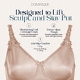 thumbnail image 4 of Dominique Mystique Minimizer Bra #7000 – Seamless Full Figure Underwire Lingerie for Women, Smooths & Shapes, 4 of 6