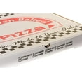 thumbnail image 2 of [10 Pack] White Corrugated Cardboard Pizza Boxes 18x18 inch Clay Coated Lock Corner - Takeout Containers, Perfect Pizza Box, Kraft, Fresh Baked Design, Recyclable, 2 of 7