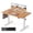 Light Rustic Brown, variant on DESINO 63x28 inch Electric Standing Desk, Height Adjustable Sit Stand Desk with Memory Presets, Ergonomic Home Office Computer Desk with Anti-Collision, Rustic Brown