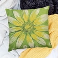 thumbnail image 2 of BANET  Spring Pillow Cover Watercolor Daisy Decorations Seasonal Farmhouse Summer Pillow Case Decor for Sofa Couch White, 2 of 5
