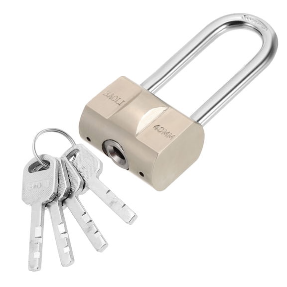40 x 32 x 95mm Heavy Duty Lock Alloy Steel High Security Padlock with 4 Keys