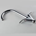 thumbnail image 3 of Full Copper Kitchen Faucet, Chrome Double Handle, Hot And Cold Water Mixing Sink Faucet ,Easy to Install, 3 of 4