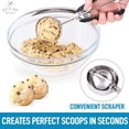 thumbnail image 4 of Zulay Kitchen Stainless Steel Cookie Dough & Ice Cream Scooper, 4 of 6