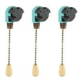 thumbnail image 4 of Interruptor de cable de cadena de tracción, interruptor de cadena de tracción de luz de techo de 3 piezas, interruptor de lámpara de ventilador de techo elaborado por expertos, 4 of 12