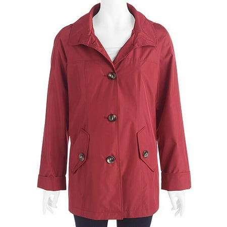 White Stag - Womens Button Down Hooded J