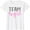 White, variant on Team Girl Gender Reveal Baby Shower T-Shirt