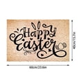 thumbnail image 3 of Easter Decorations He Is Risen Door Mat 23.6 x 15.7 in Indoor Outdoor Entry Rug for Front Door Porch, Christian Easter Decor Floor Mat for Easter Decorations for Home, 3 of 4
