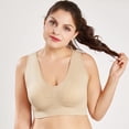 thumbnail image 1 of Sujetador deportivo sin aros de talla grande, Push Up/Fitness/Seamless Bra Eccomum Caqui/4XL, 1 of 2