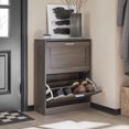 thumbnail image 1 of SoBuy FSR137-BR Armoire à Chaussures 2 Tiroirs Rangement Organisateur, 1 of 7