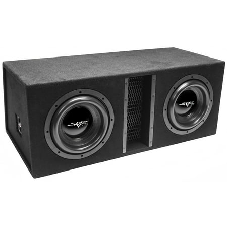 Series Dual Subwoofer Enclosure - Skar Audio EVL-2X10D4 Dual 10
