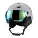 thumbnail image 3 of Casco para deportes de nieve con gafas de esquí, cubierta para los oídos, casco de esquí cálido para exteriores Gris 59 a 61cm, 3 of 8