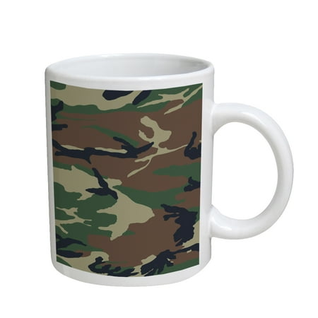 

KuzmarK Coffee Cup Mug 11 Ounce - Camouflage