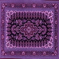 thumbnail image 1 of Ahgly Company Indoor Square Persian Purple Traditional Area Rugs, 3' Square, 1 of 4