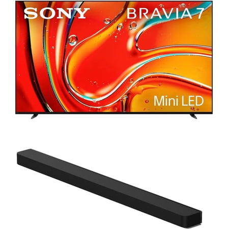 Sony K85XR70 85 Inch 4K Bravia LCD Mini LED Full Array HDR Google TV with a Sony HT-A9000 BRAVIA Theater Bar Soundbar (2024)