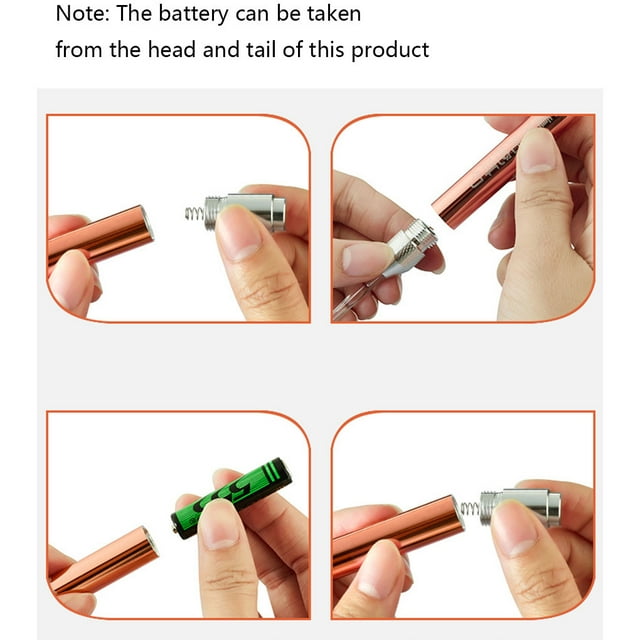 Children Flashlight Aluminium Alloy Earpick Spoon Led Light Wax Curette Remover Luminous Earwax Cleaner Workhe