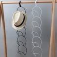 thumbnail image 4 of Baseball Cap Holder Punch-free Home Organization Stackable Door Closet Hanging Scarf Bag Rack for Bedroom, 4 of 8