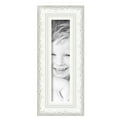 thumbnail image 2 of ArtToFrames 4" x 16" Majestic White Picture Frame, 4x16 inch Silver Wood Poster Frame (WOM-5198),  Pack, 2 of 7