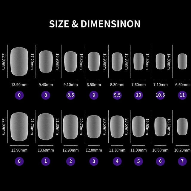 420PCS Soft Gel Tips Full Cover Frosted False Nail Tips Press On Fake Nails for Soak Off Nail Extensions Nail Art Tool