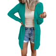 thumbnail image 5 of Baqcunre Womens Jacket Women's Solid Color Fashion Casual Button Long Sleeve Cardigan Womens Coats Fall Outfits Mint Green 3XL, 5 of 6