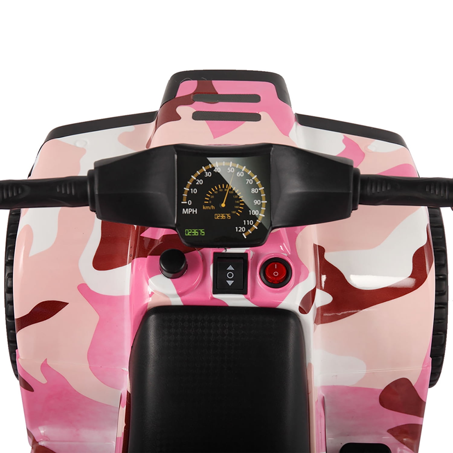 Kadyn 6V Electric Kids Toy, Kids Electric Quad Ride On Car Toy for Girls Boy, Pink&black Electric Vehicle