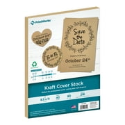 Printworks Kraft Cover Stock, 8.5 x 11, 40 Sheets